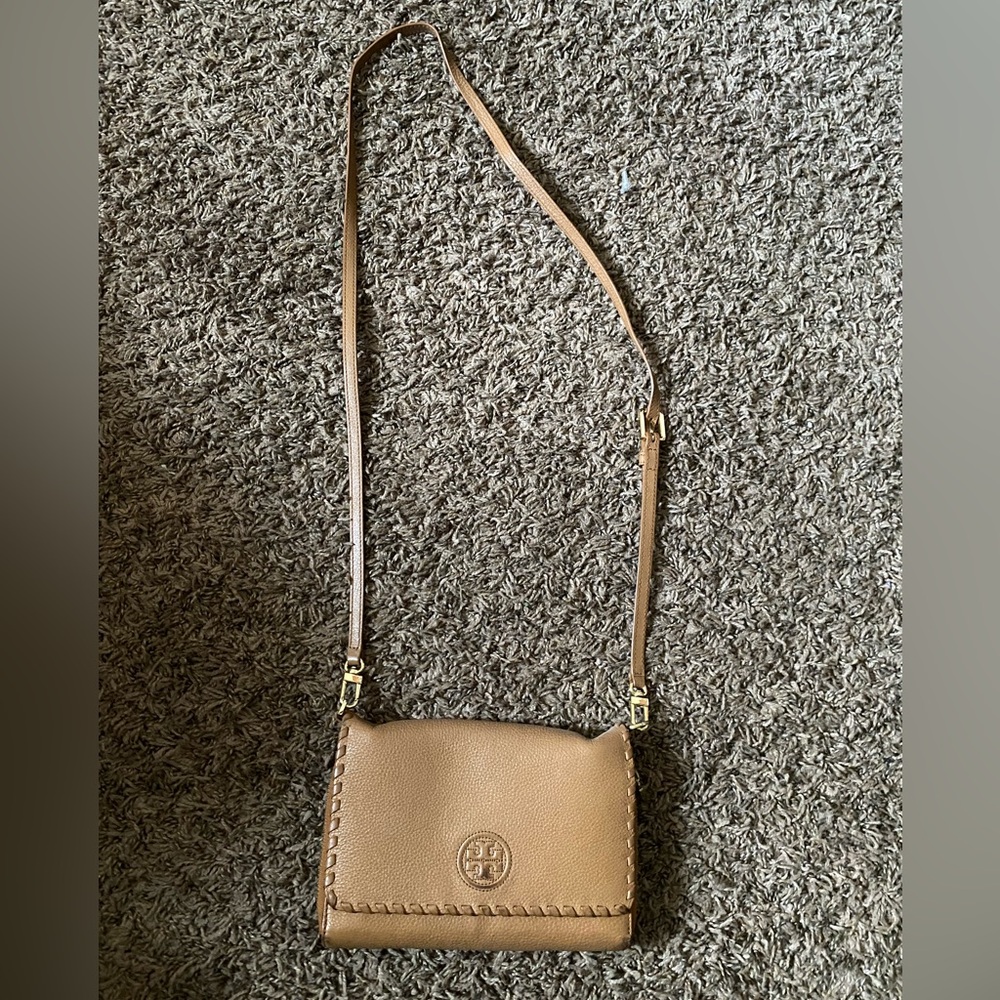Tory Burch Light Brown Crossbody Bag
